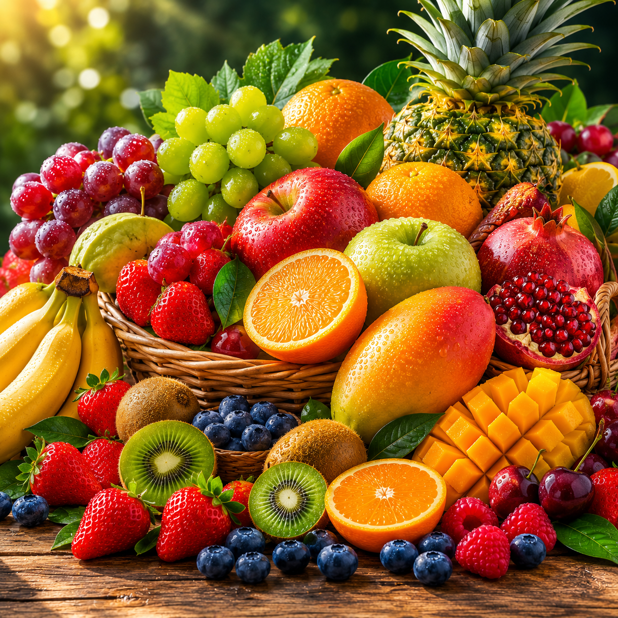 Fresh Fruits Export India — Mango, Pomegranate, Grapes, Banana