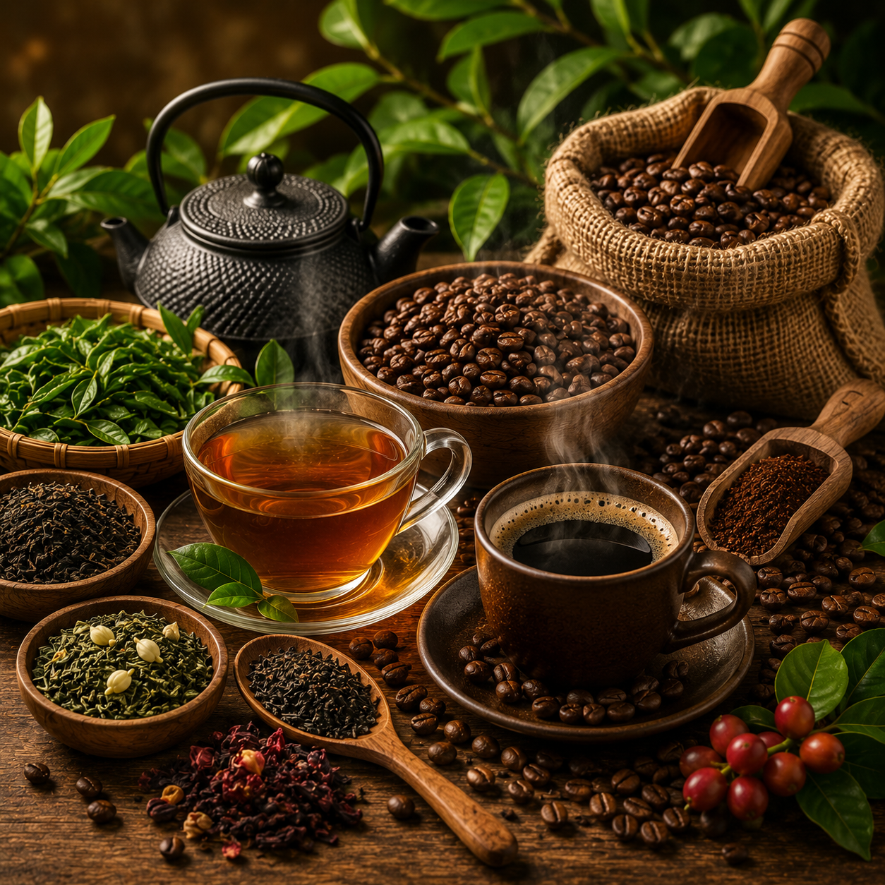 Tea and Coffee Export India — Darjeeling Tea, Karnataka Coffee